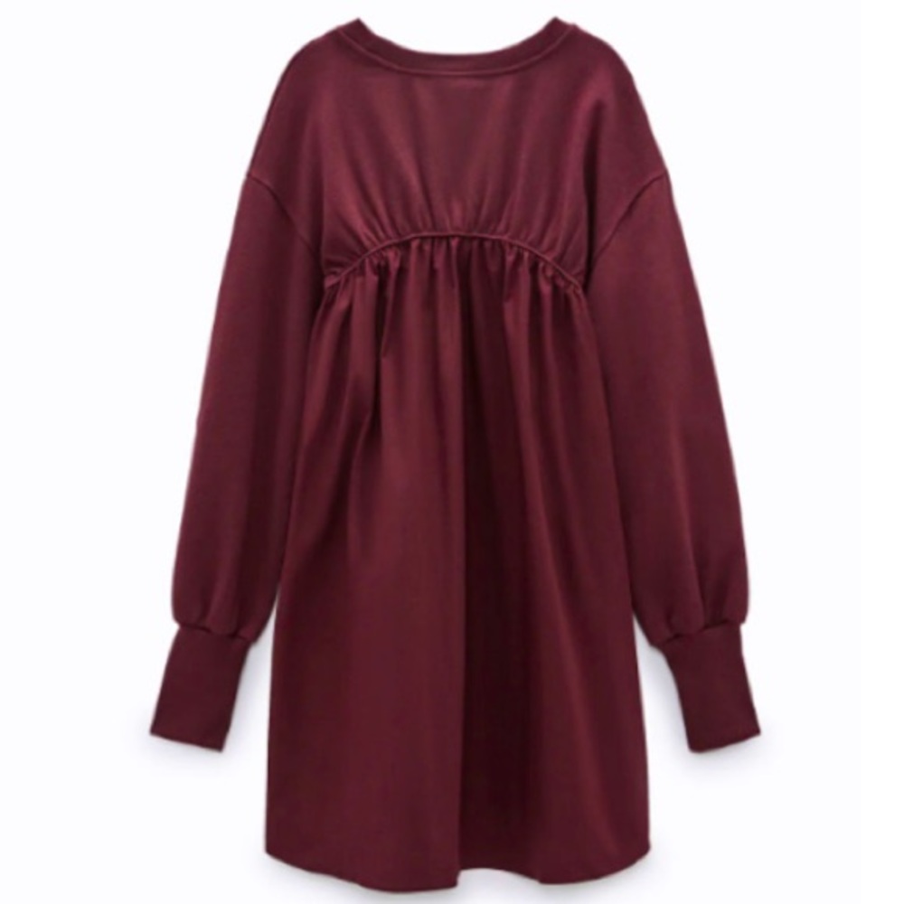 ZARA Women Dress BURGUNDY M
COMBINATION SWEATSHIRT